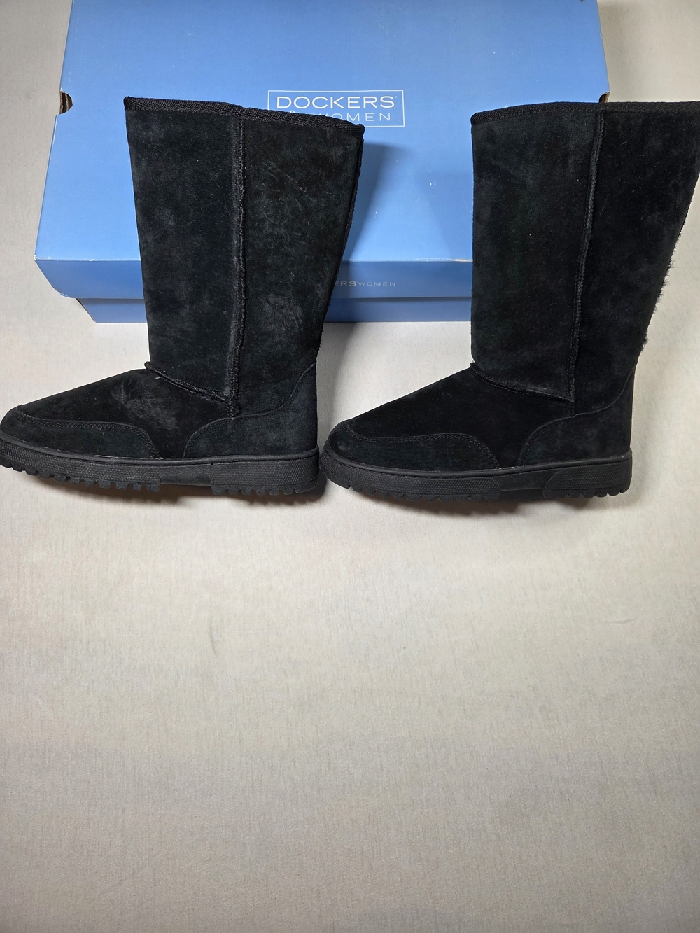 Dockers Chill DB Black Boots US 7 M Like New